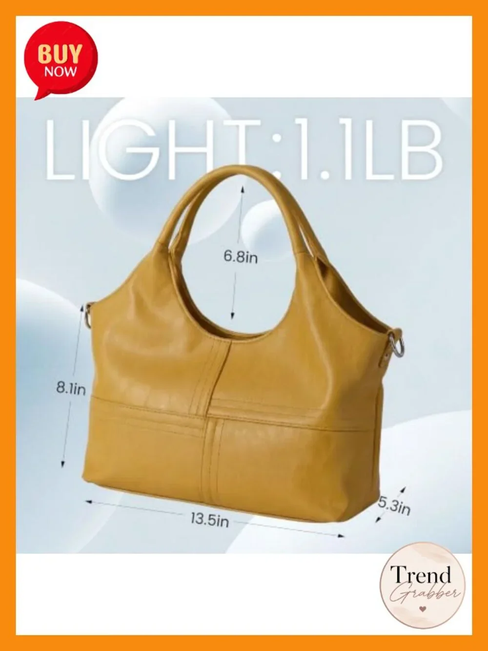 Medium Vegan Leather Purses with Detachable Satchel Strap, Tote Hobo Bag